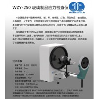 WZY-250 玻璃制品应力检查仪玻璃瓶应力仪