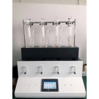 四川杰玛仪器食品中药材玻璃充氮多位智能一体化二氧化硫蒸馏仪